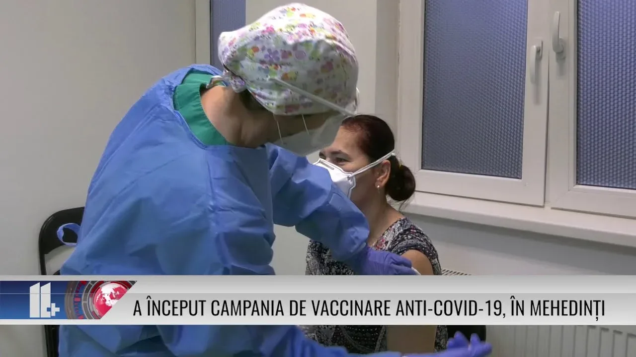 A ÎNCEPUT CAMPANIA DE VACCINARE ANTI COVID-19, ÎN MEHEDINȚI