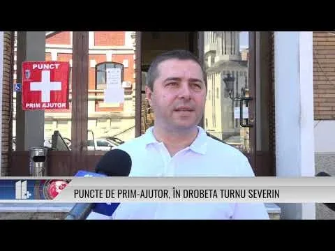 PUNCTE DE PRIM-AJUTOR, ÎN DROBETA TURNU SEVERIN