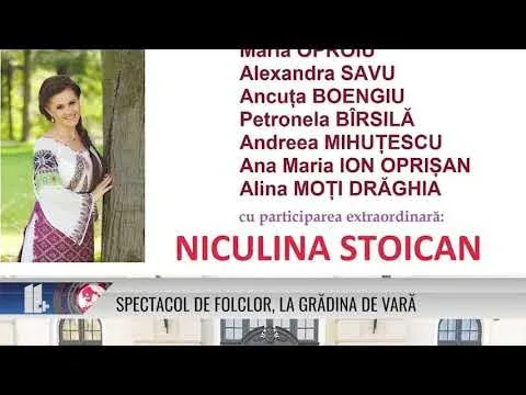 SPECTACOL DE FOLCLOR, LA GRĂDINA DE VARĂ