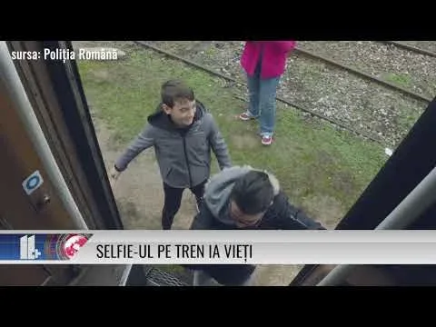 SELFIUL PE TREN