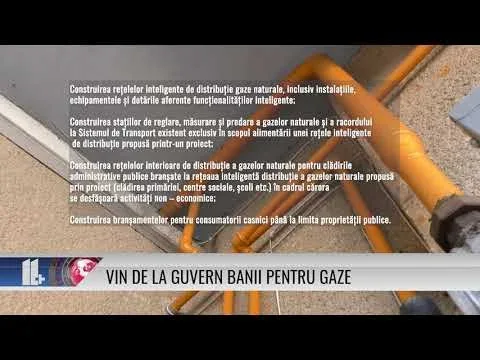 VIN DE LA GUVERN BANII PENTRU GAZE