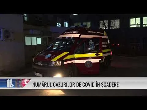 NUMĂRUL CAZURILOR DE COVID, ÎN SCĂDERE