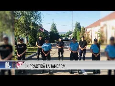 ÎN PRACTICĂ LA JANDARMI