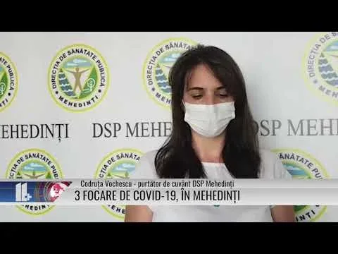 3 FOCARE DE COVID-19, ÎN MEHEDINȚI