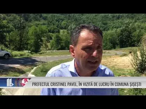 PREFECTUL CRISTINEL PAVEL, ÎN VIZITĂ DE LUCRU ÎN COMUNA ȘIȘEȘTI