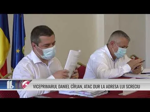 VICEPRIMARUL DANIEL CÎRJAN, ATAC DUR LA ADRESA LUI SCRECIU