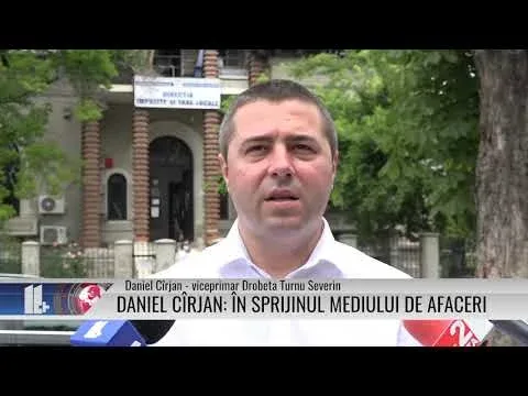 DANIEL CÎRJAN: ÎN SPRIJINUL MEDIULUI DE AFACERI