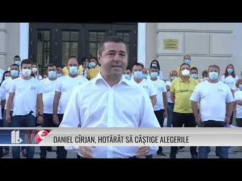 DANIEL CÎRJAN, HOTĂRÂT SĂ CÂȘTIGE ALEGERILE