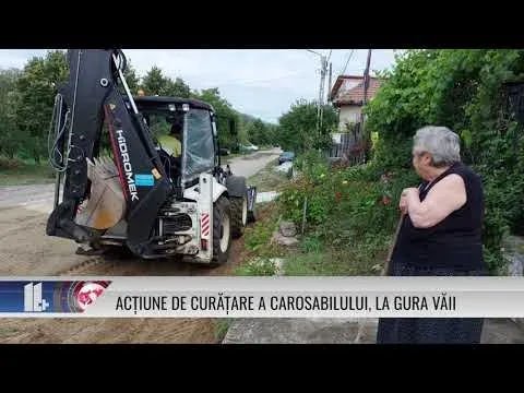 ACŢIUNE DE CURĂŢARE A CAROSABILULUI, LA GURA VĂII