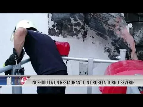 INCENDIU LA UN RESTAURAND DIN DROBETA TURNU SEVERIN