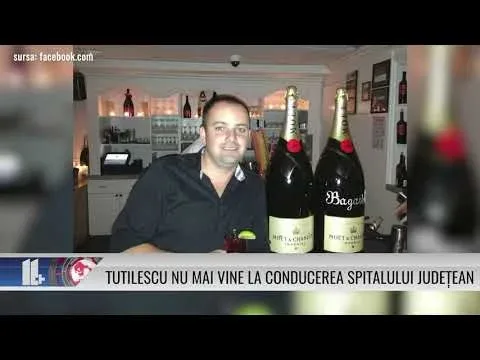 TUTILESCU NU MAI VINE LA CONDUCEREA SPITALULUI JUDEŢEAN