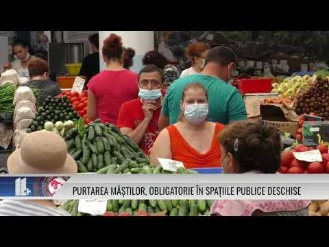 PURTAREA MĂȘTILOR, OBLIGATORIE ÎN SPAȚIILE PUBLICE DESCHISE