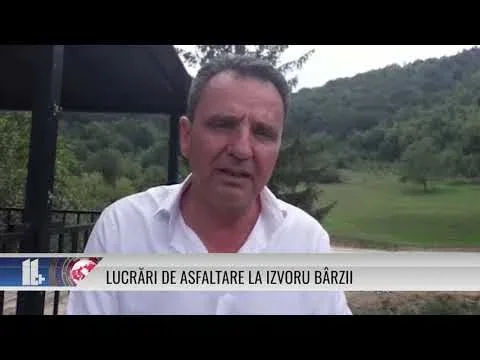 LUCRĂRI DE ASFALTARE LA IZVORU BÂRZII