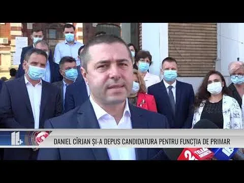 DANIEL CÎRJAN ŞI-A DEPUS CANDIDATURA PENTRU FUNCŢIA DE PRIMAR AL MUNICIPIULUI  DROBETA-TURNU-SEVERIN