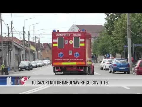 10 CAZURI NOI DE ÎMBOLNĂVIRE CU COVID-19