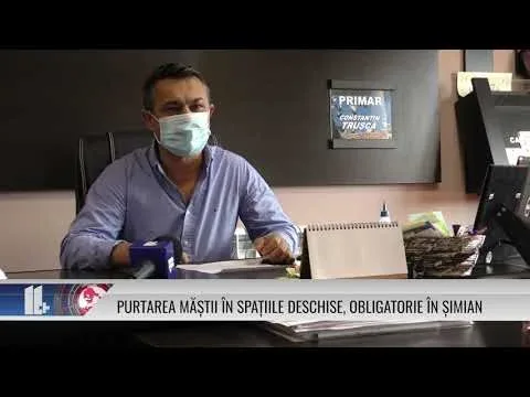 PURTAREA MĂȘTII ÎN SPAȚIILE DESCHISE, OBLIGATORIE ÎN ȘIMIAN