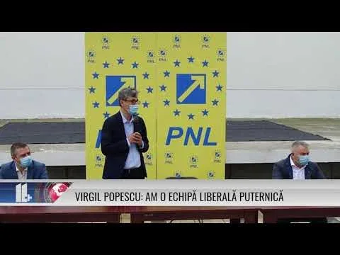 VIRGIL POPESCU: AM O ECHIPĂ LIBERALĂ PUTERNICĂ