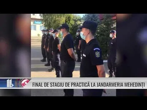 FINAL DE STAGIU DE PRACTICĂ LA JANDARMERIA MEHEDINȚI