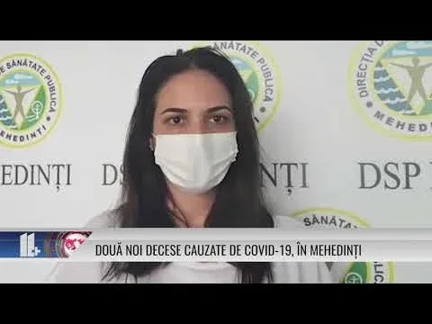 DOUĂ NOI DECESE CAUZATE DE COVID 19, ÎN MEHEDINȚI