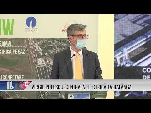 MINISTRU VIRGIL POPESCU: CENTRALĂ ELECTRICĂ LA HALÂNGA!