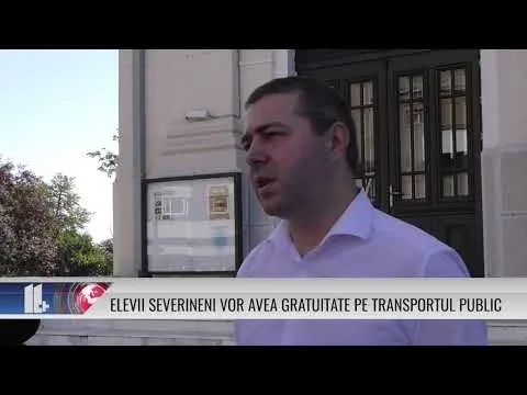 ELEVII SEVERINENI VOR AVEA GRATUITATE PE TRANSPORTUL PUBLIC