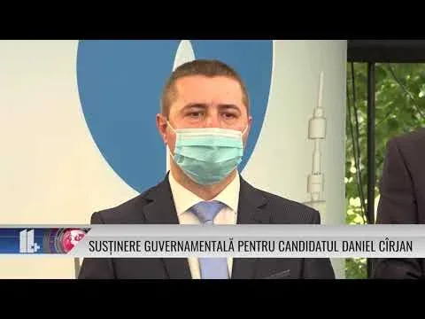 SUSȚINERE GUVERNAMENTALĂ PENTRU CANDIDATUL DANIEL CÎRJAN