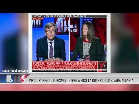 VIRGIL POPESCU: TURISMUL INTERN A FOST LA COTE RIDICATE, VARA ACEASTA