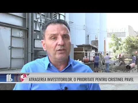 ATRAGEREA INVESTITORILOR, O PRIORITATE PENTRU CRISTINEL PAVEL