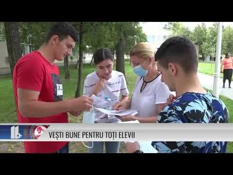 VEȘTI BUNE PENTRU TOȚI ELEVII