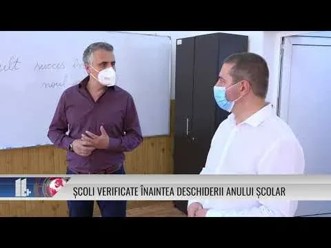 ȘCOLI VERIFICATE ÎNAINTEA DESCHIDERII ANULUI ȘCOLAR