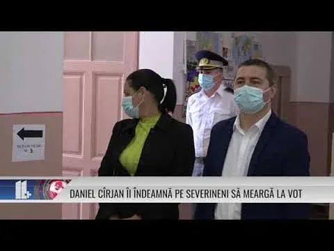 DANIEL CÎRJAN ÎI ÎNDEAMNĂ PE SEVERINENI SĂ MEARGĂ LA VOT