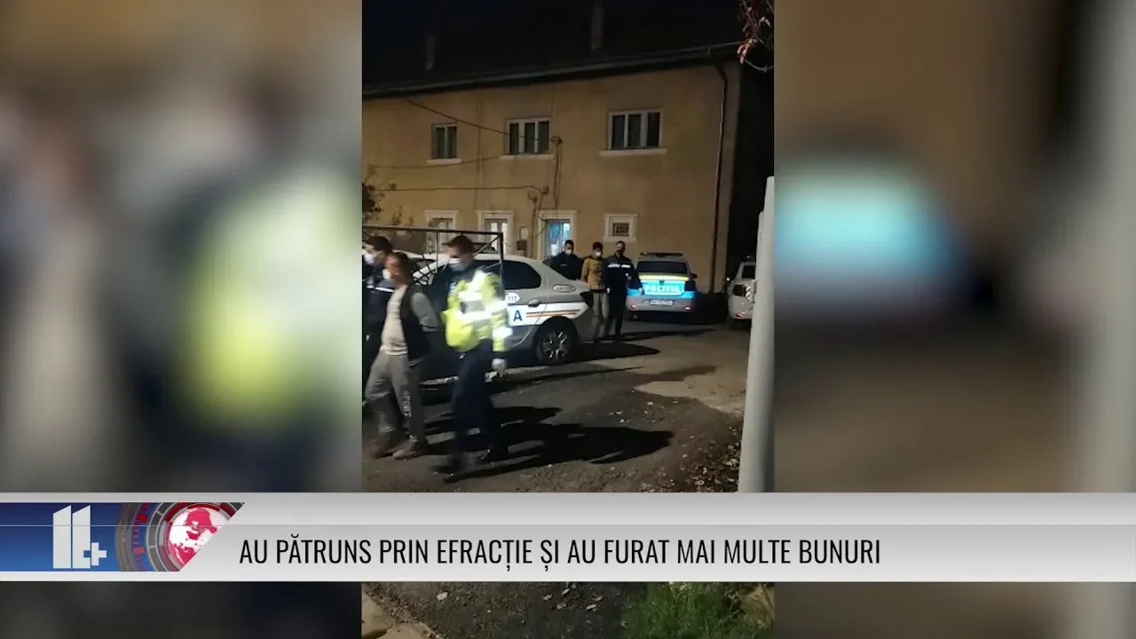 AU PĂTRUNS PRIN EFRACȚIE ȘI AU FURAT MAI MULTE BUNURI