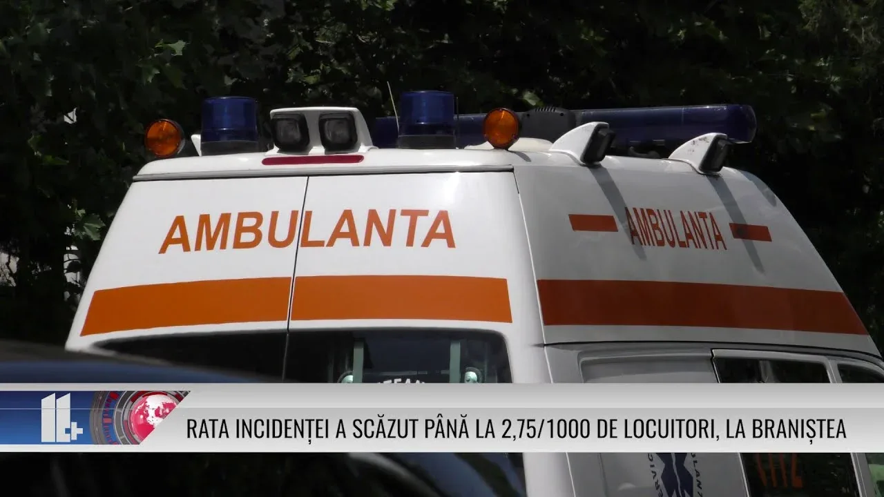 RATA INCIDENȚEI A SCĂZUT PÂNĂ LA 2,75/1000 DE LOCUITORI, LA BRANIȘTEA