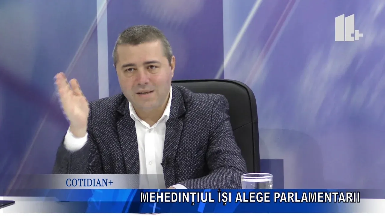 COTIDIAN + MEHEDINŢIUL ÎŞI ALEGE PARLAMENTARII – invitat Daniel Cîrjan