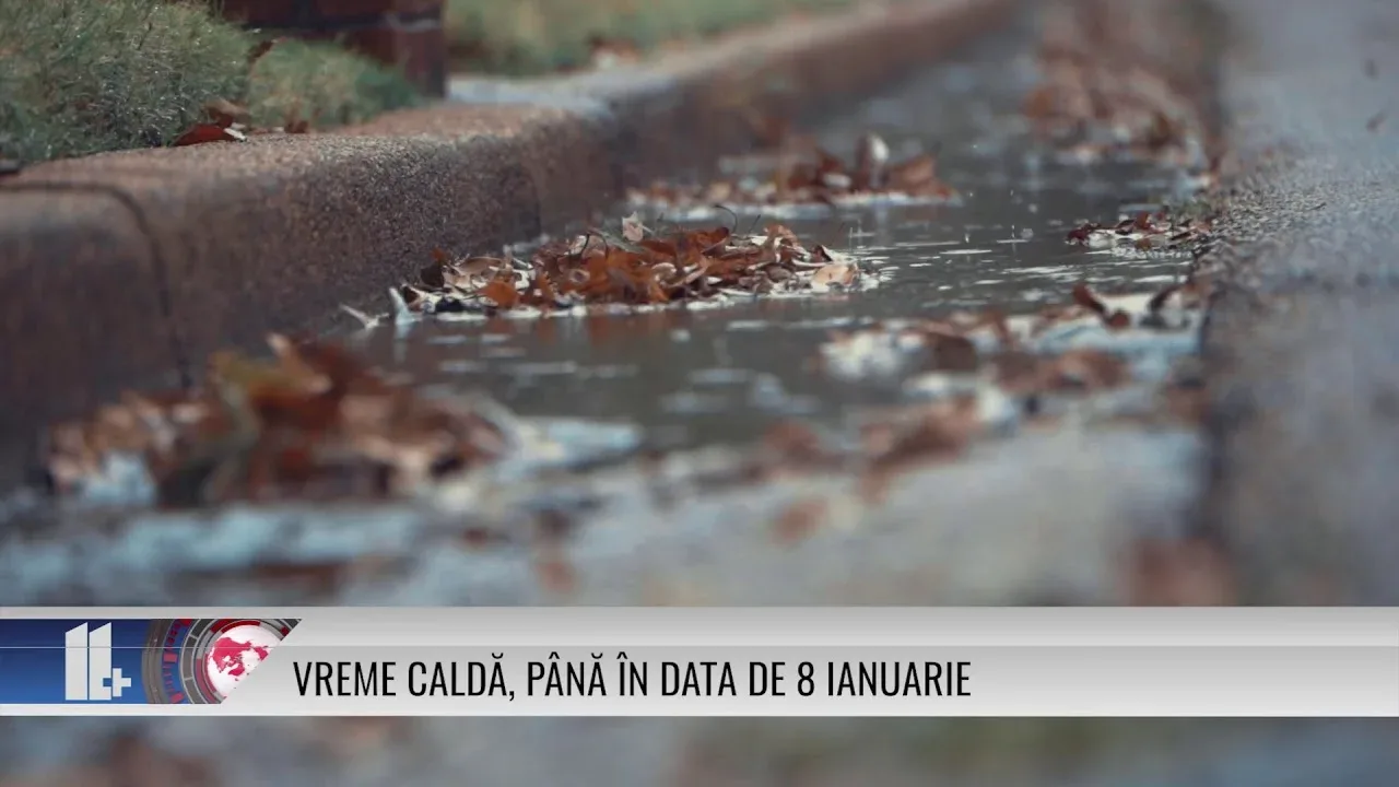 VREME CALDĂ, PÂNĂ ÎN DATA DE 8 IANUARIE