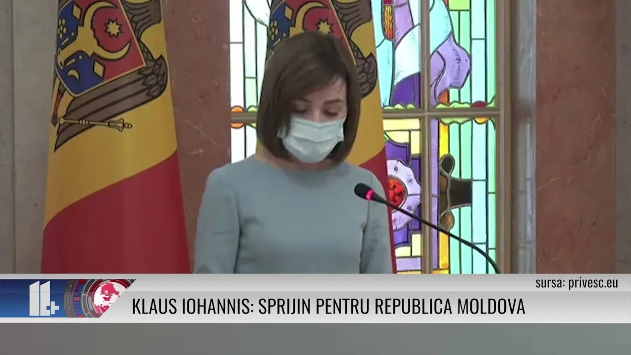 KLAUS IOHANNIS, SPRIJIN PENTRU REPUBLICA MOLDOVA