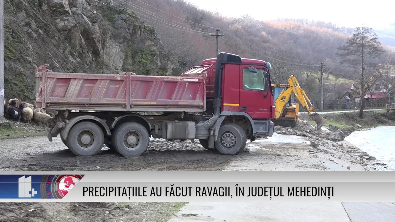 PRECIPITAȚIILE AU FĂCUT RAVAGII, ÎN JUDEȚUL MEHEDINȚI