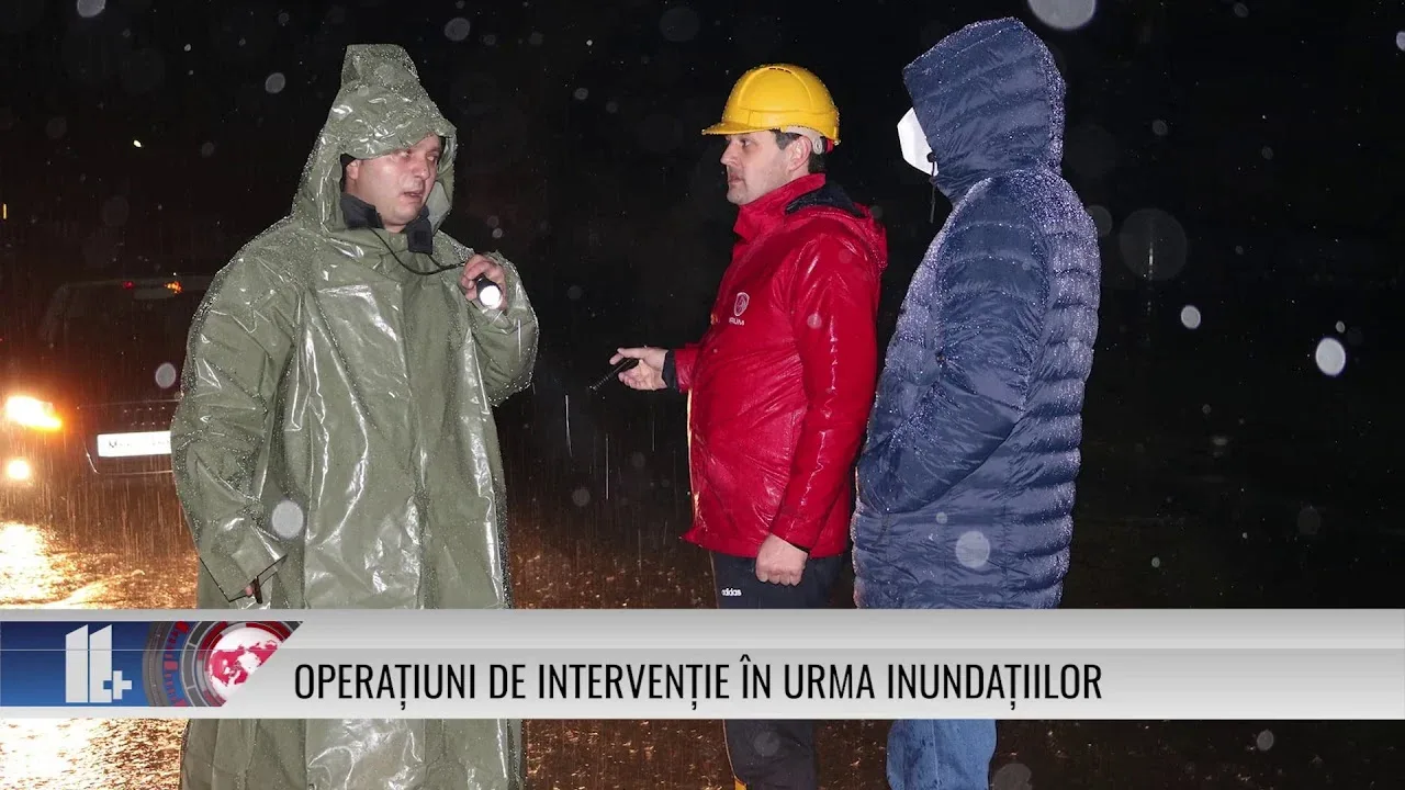 OPERAȚIUNI DE INTERVENȚIE ÎN URMA INUNDAȚIILOR