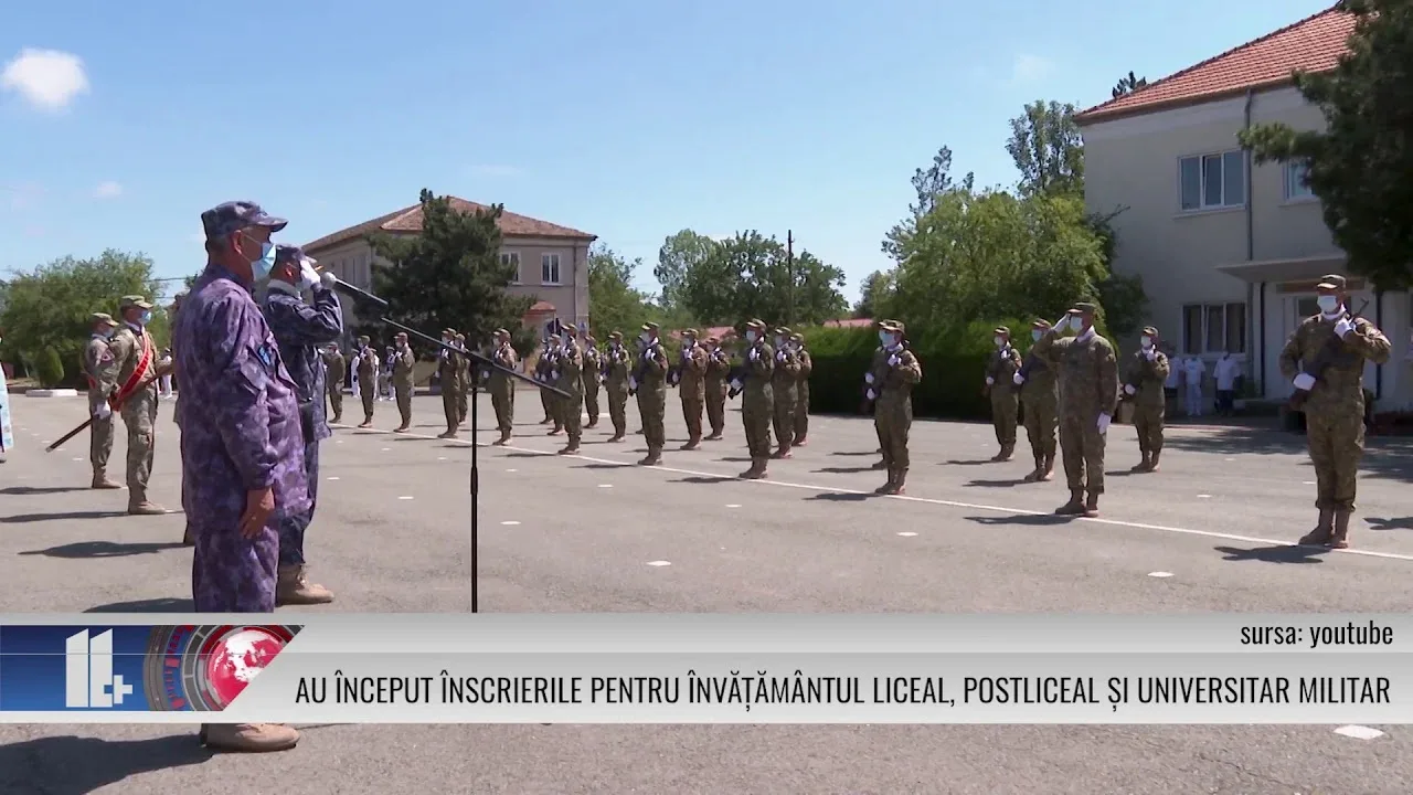 AU ÎNCEPUT ÎNSCRIERILE PENTRU ÎNVĂȚĂMÂNTUL LICEAL, POSTLICEAL ȘI UNIVERSITAR MILITAR