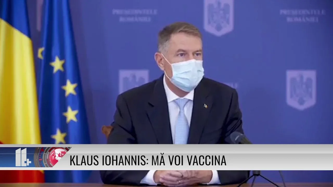 KLAUS IOHANNIS: MĂ VOI VACCINA