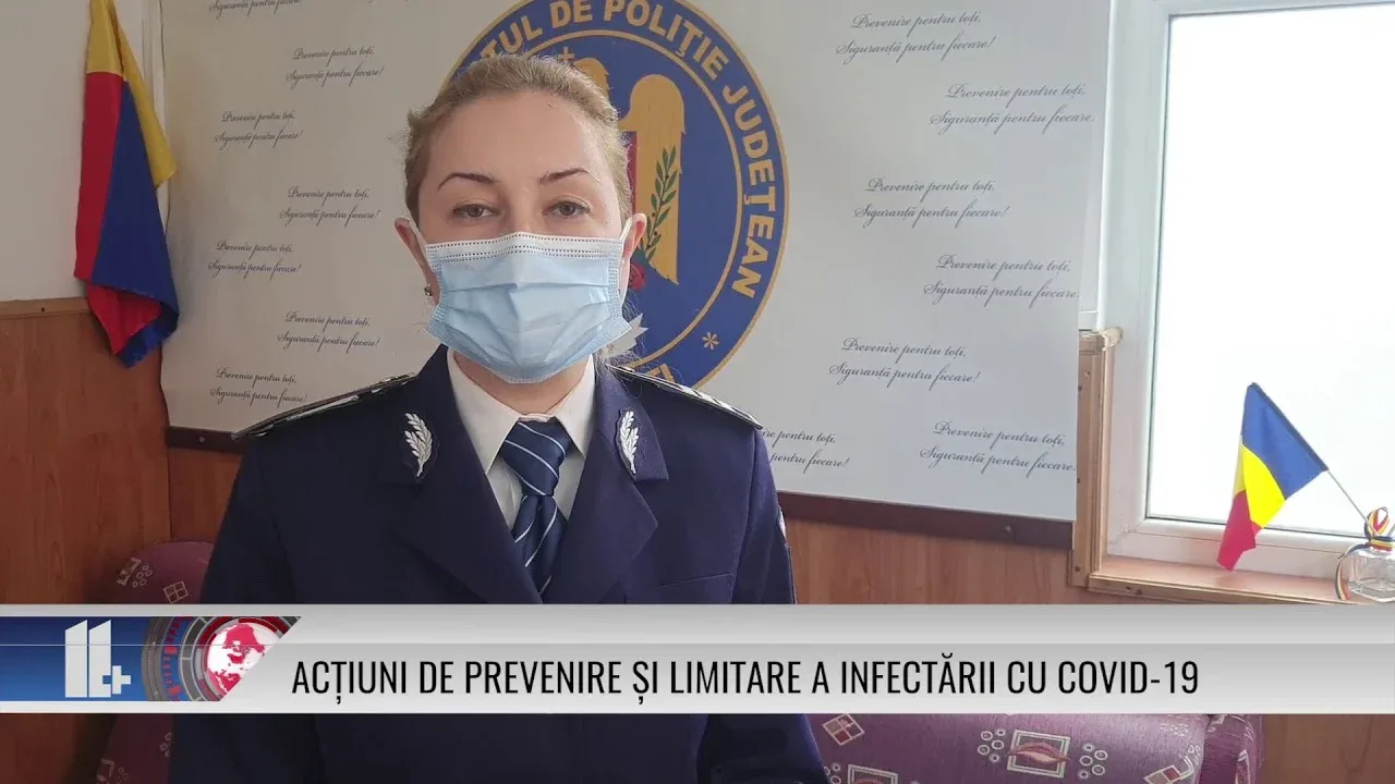 ACȚIUNI DE PREVENIRE ȘI LIMITARE A INFECTĂRII CU COVID-19