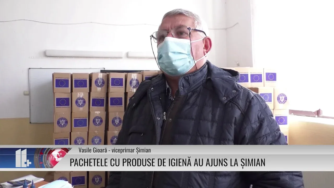 PACHETELE CU PRODUSE DE IGIENĂ AU AJUNS LA ȘIMIAN