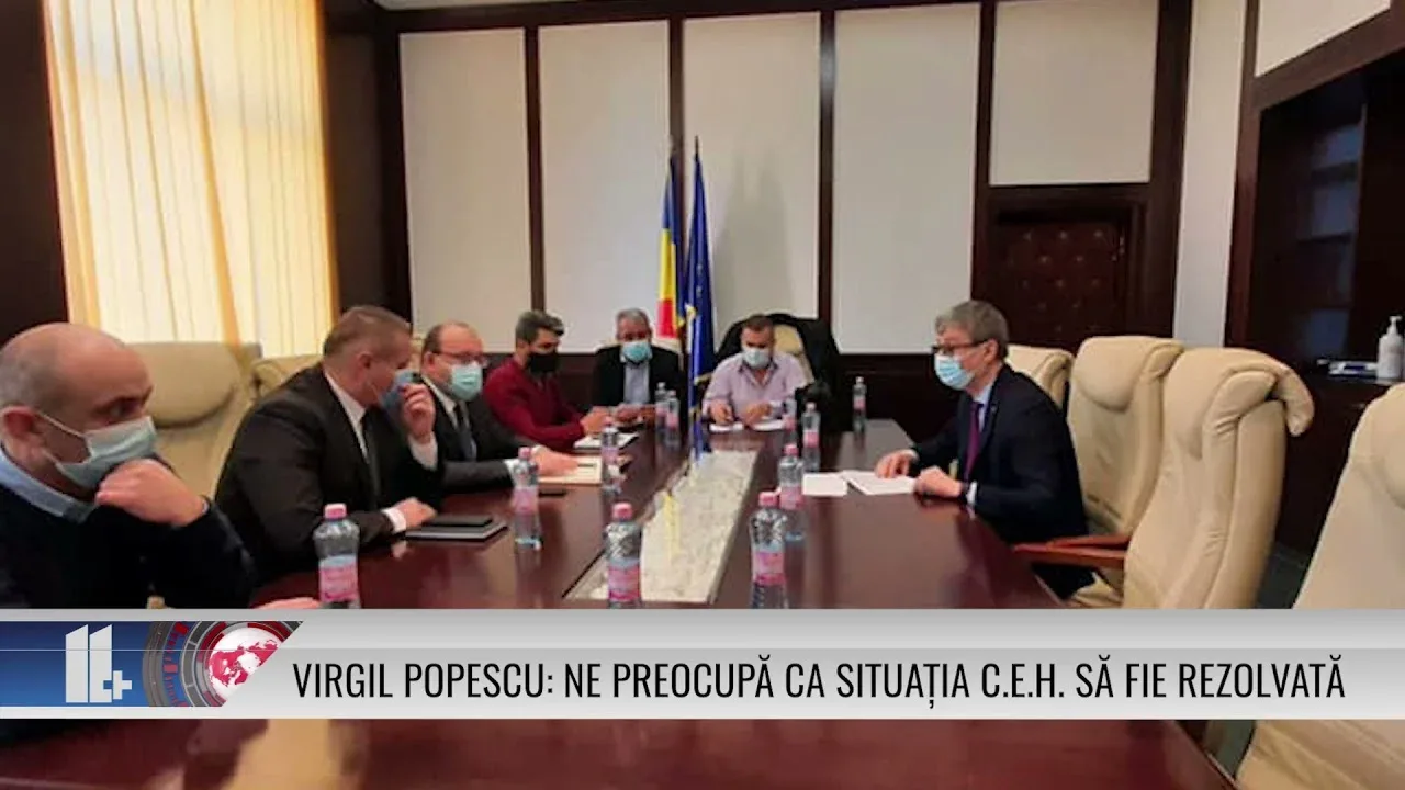 VIRGIL POPESCU  NE PREOCUPĂ CA SITUAȚIA C E H  SĂ FIE REZOLVATĂ