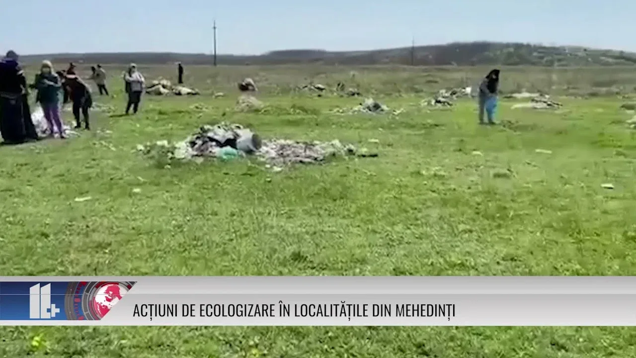 ACȚIUNI DE ECOLOGIZARE ÎN LOCALITĂȚILE DIN MEHEDINȚI