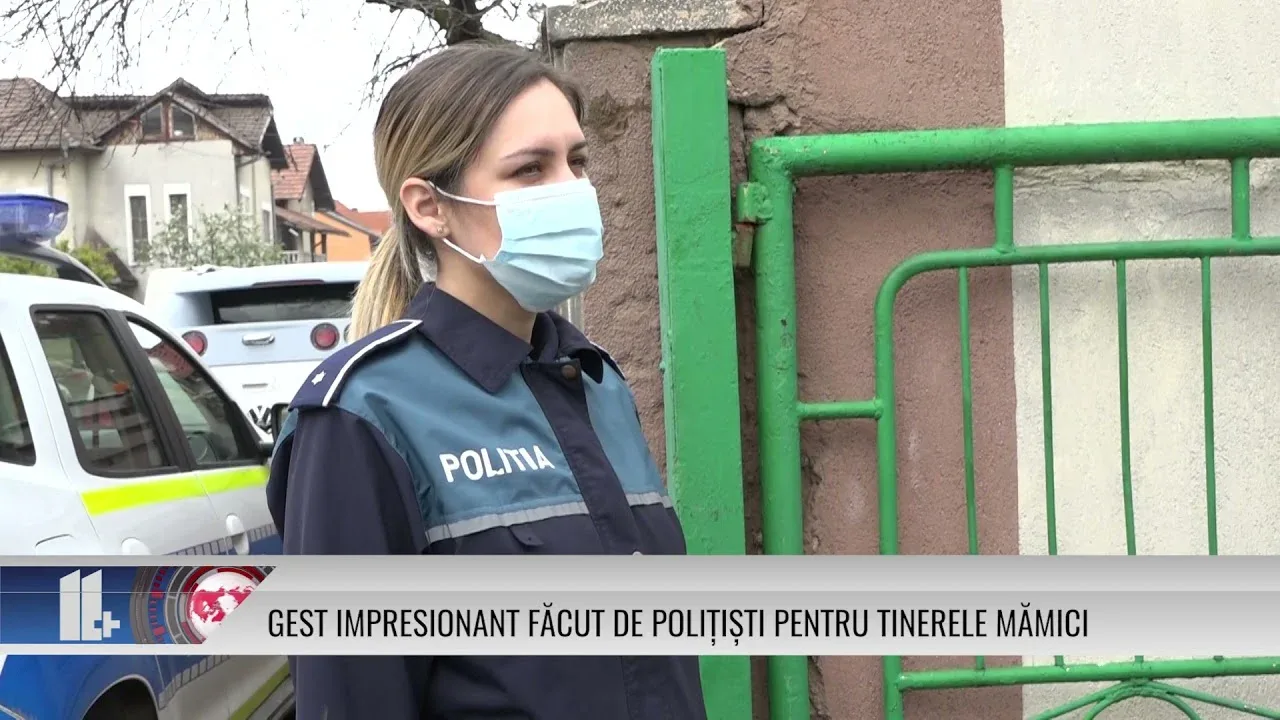 GEST IMPRESIONANT FĂCUT DE POLIȚIȘTI PENTRU TINERELE MĂMICI