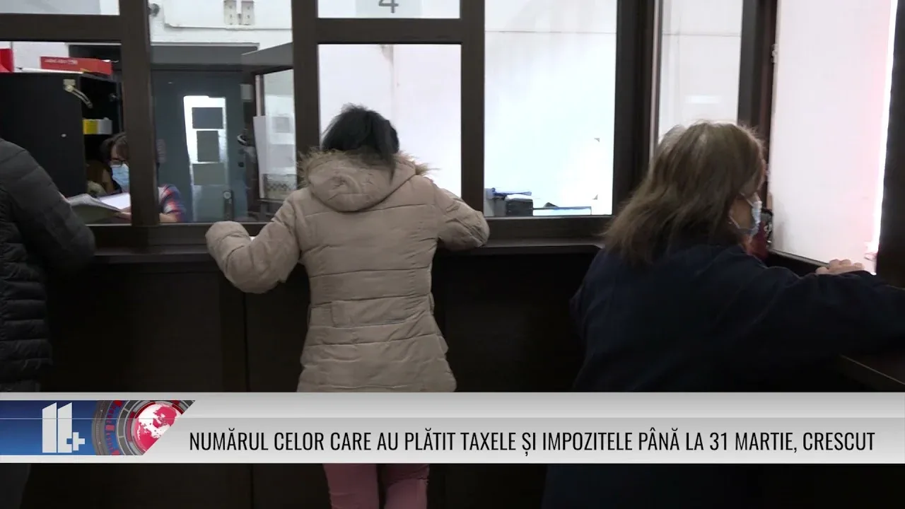 NUMĂRUL CELOR CARE AU PLĂTIT TAXELE ȘI IMPOZITELE PÂNĂ LA 31 MARTIE, CRESCUT