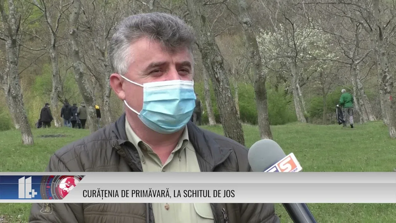 CURĂȚENIA DE PRIMĂVARĂ, LA SCHITUL DE JOS