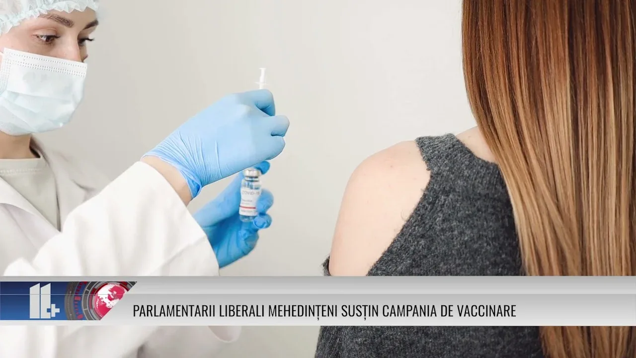 PARLAMENTARII LIBERALI MEHEDINȚENI SUSȚIN CAMPANIA DE VACCINARE