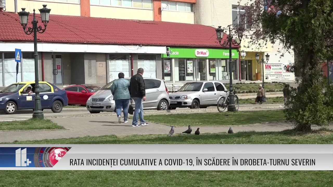 RATA INCIDENȚEI CUMULATIVE A COVID 19, ÎN SCĂDERE ÎN DROBETA TURNU SEVERIN