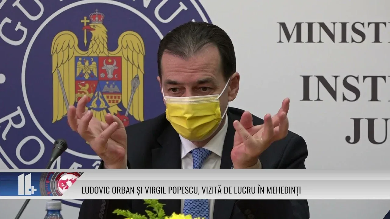 LUDOVIC ORBAN ȘI VIRGIL POPESCU, VIZITĂ DE LUCRU ÎN MEHEDINȚI